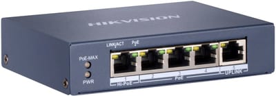 Switch, 5 Port, POE (DS-3E0505HP-E)