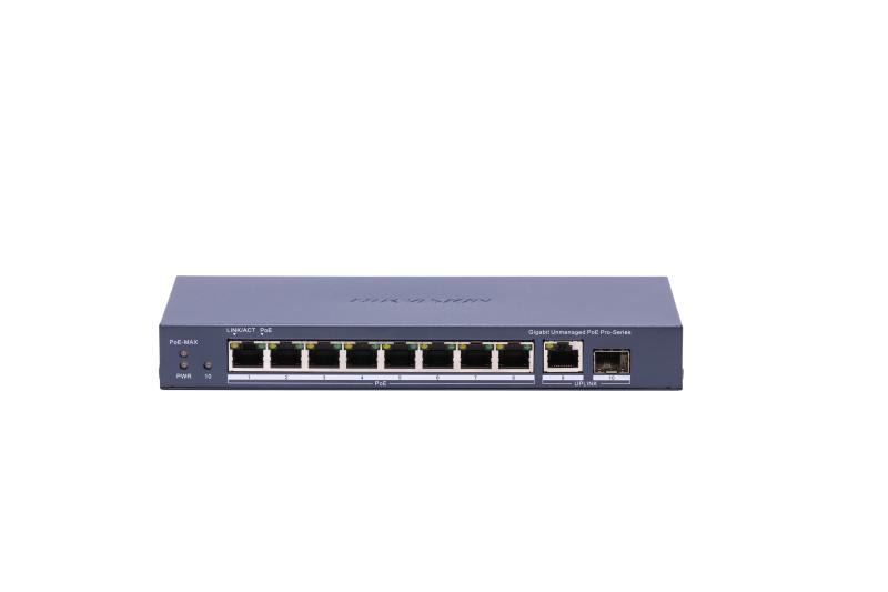 SWITCH, 10 PORT, POE (DS-3E0510P-E(b))