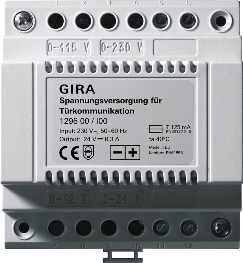 Function GI129600 Power Supply 24 V DC 300 mA for Door Communication