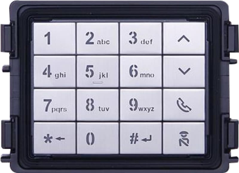 ABB 51381K-A Slave keypad module, for Welcome IP/ Welcome outdoor station, aluminum
