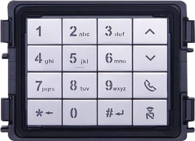ABB 51381K-A Slave keypad module, for Welcome IP/ Welcome outdoor station, aluminum