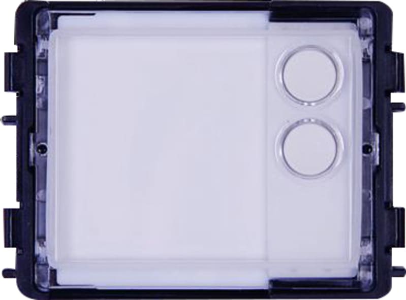 ABB 51381RP2 Outdoor station module, round pushbutton, 2 buttons for visitor to press for calling