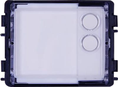 ABB 51381RP2 Outdoor station module, round pushbutton, 2 buttons for visitor to press for calling