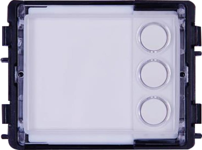 ABB 51381RP3 Outdoor station module, round pushbutton, 3 buttons for visitor to press for calling