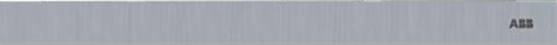 ABB 51382EP-A End strip,size 2/x, spart part for aluminum frame