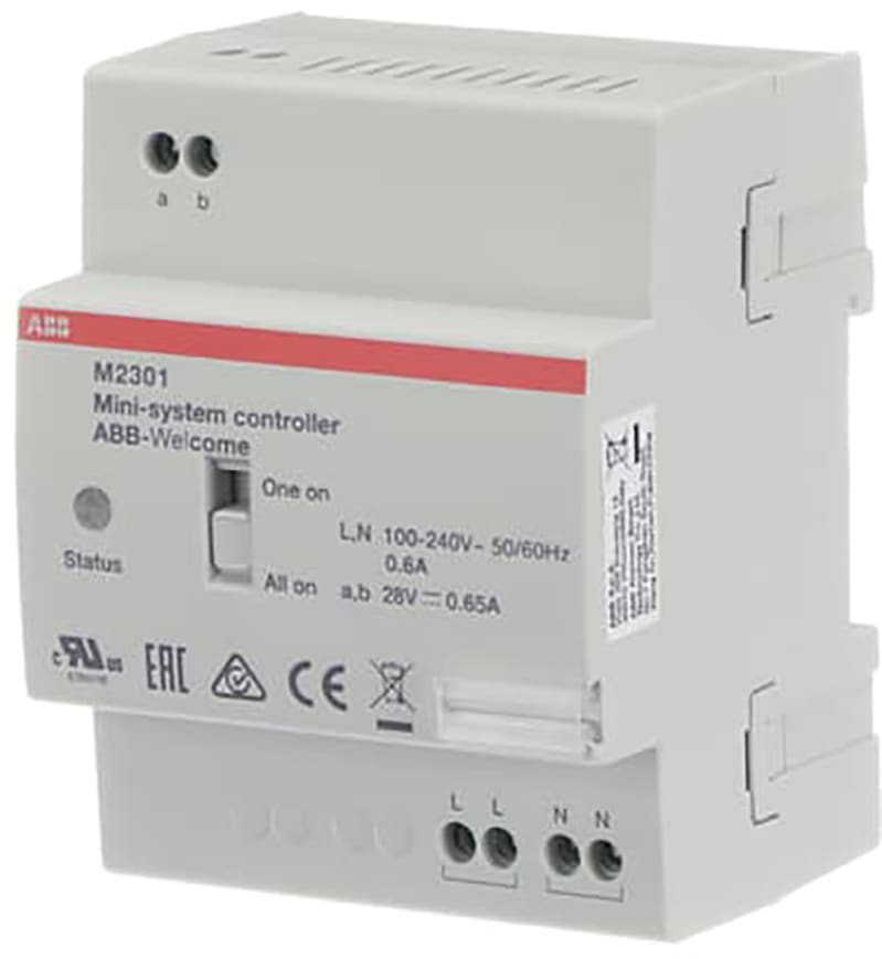 ABB 2TMA210161W0002 Mini-system controller, MDRC, 650MA, with the updated all on/one on setting