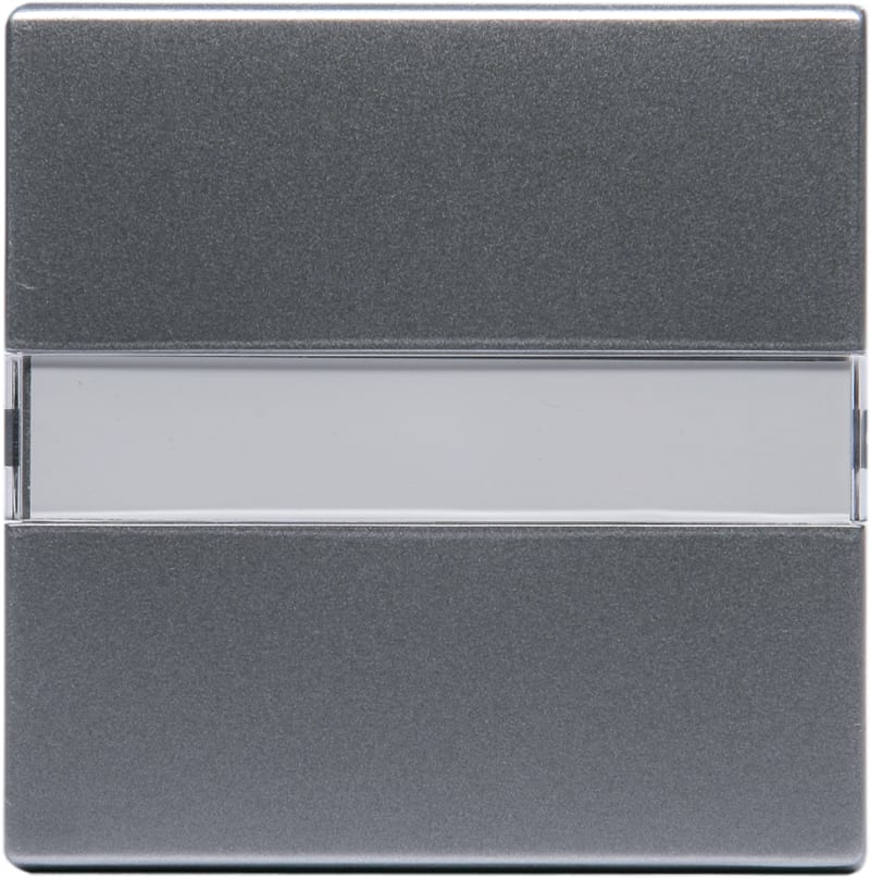 ABB 1764 NLI-83 Impressivo Switch Rocker with Name Field, Aluminium