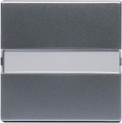 ABB 1764 NLI-83 Impressivo Switch Rocker with Name Field, Aluminium
