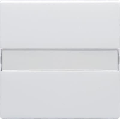 ABB Impressivo Switch Rocker with Label Field White