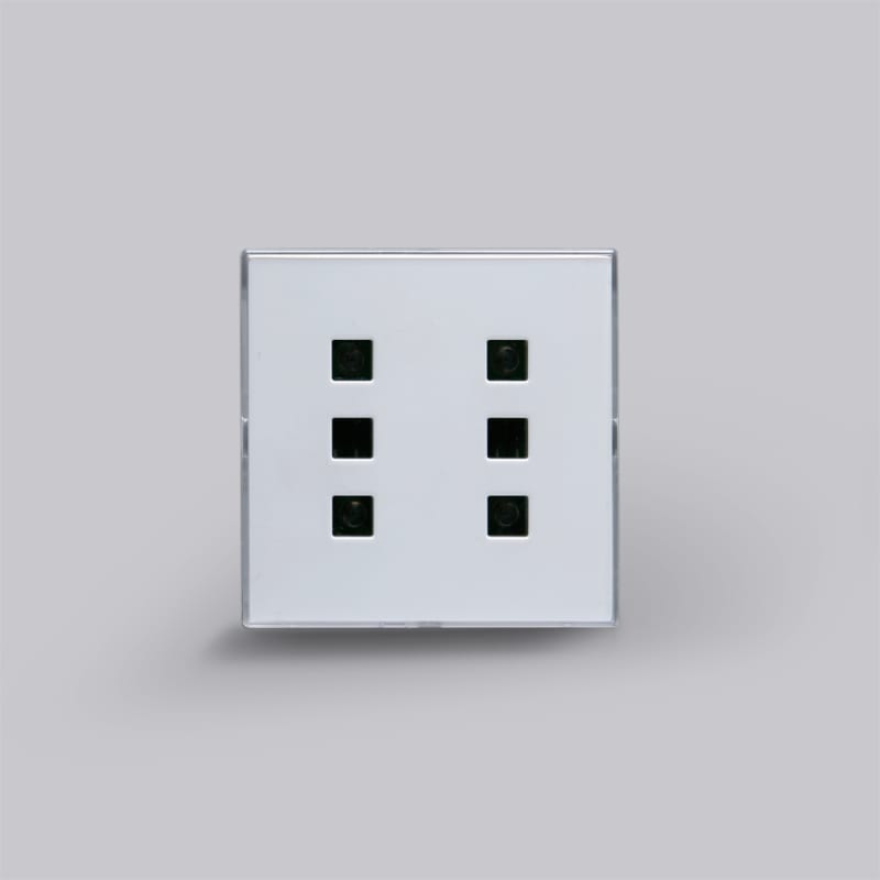 ABB Impressivo central plate for high-voltage signal light, blue (6V-84)