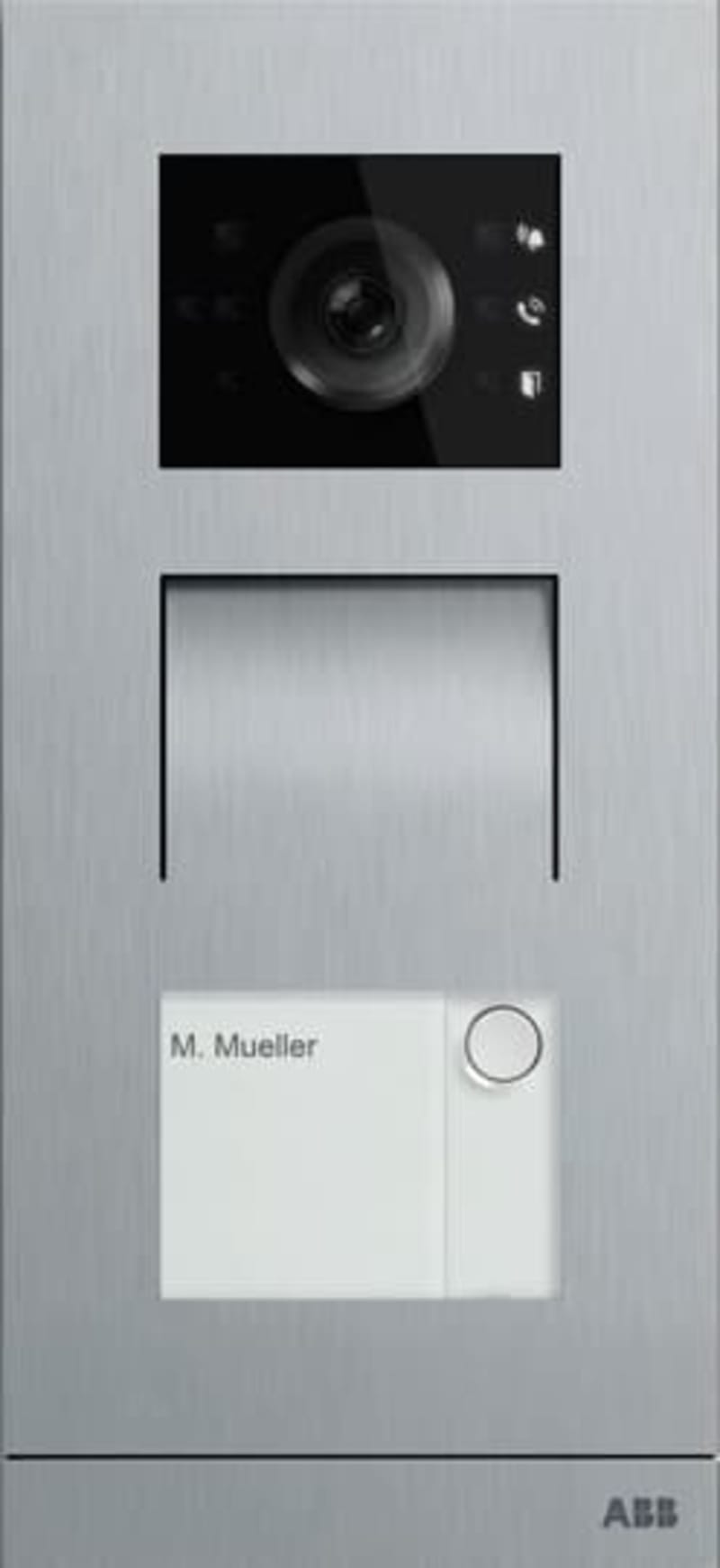 ABB 2TMA130010X0001 ABB Welcome IP Video Outdoor Station, 1GANG, stainless steel, with induction loop