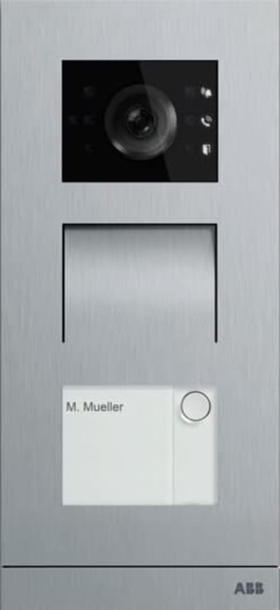 ABB 2TMA130010X0001 ABB Welcome IP Video Outdoor Station, 1GANG, stainless steel, with induction loop