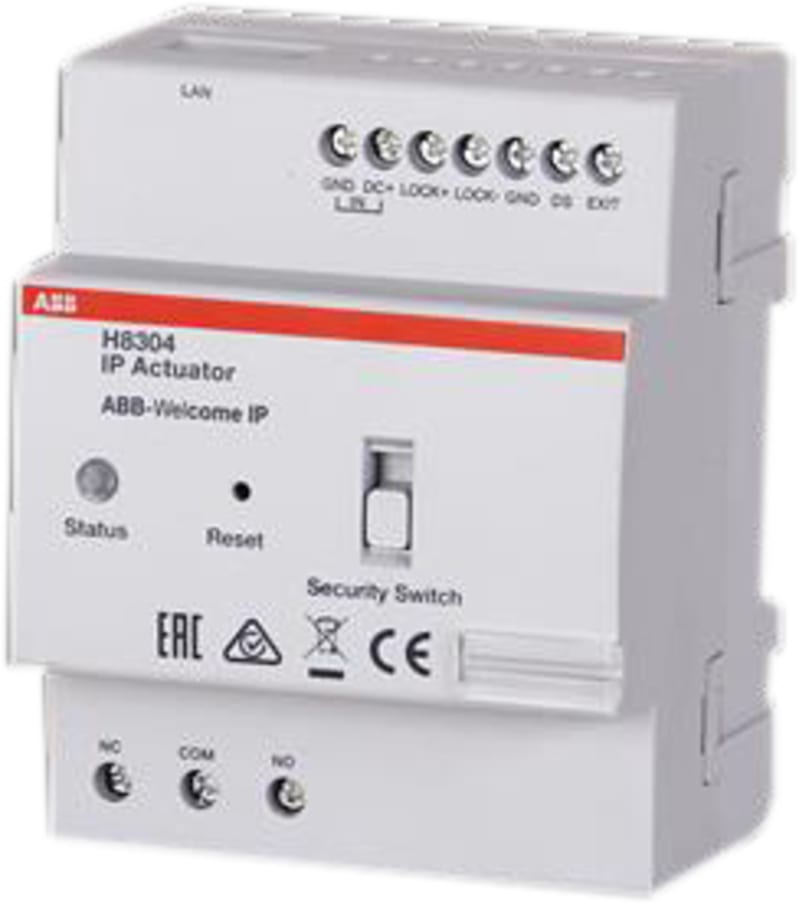 ABB 2TMA130160H0051 IP actuator (LAN port), connect electrical door opener or hall light directly
