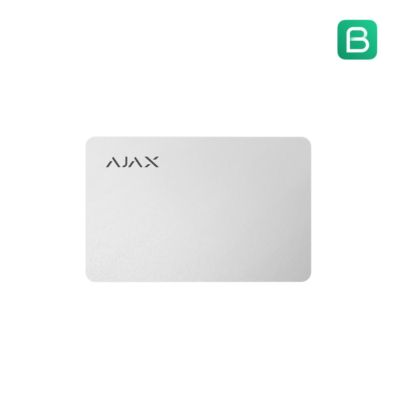 Ajax Mifare Desfire SHORT, White (100 Pcs) (38221.89.WH)