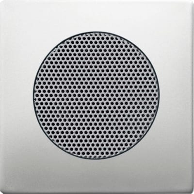 ABB 2CKA008200A0087 Impressivo Loudspeaker Cover Plate, Stainless Steel Look