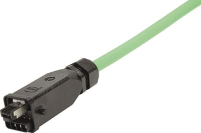 HAN3A RJ45 Hybrid CAT5 plug 4+4P IDC