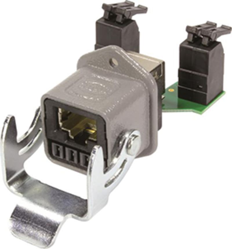 Han 3M RJ45 Hybrid CAT.6A PFT 8+4P (9452151761)