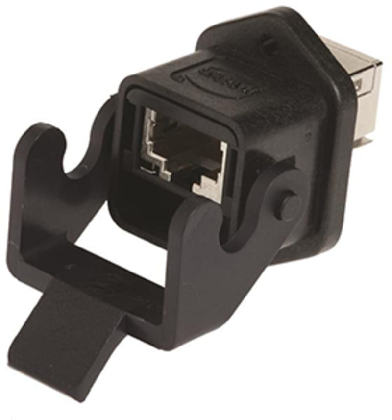 Han 3A RJ45 Hybrid CAT6A PFT 8+4P plastic. (9452251760)