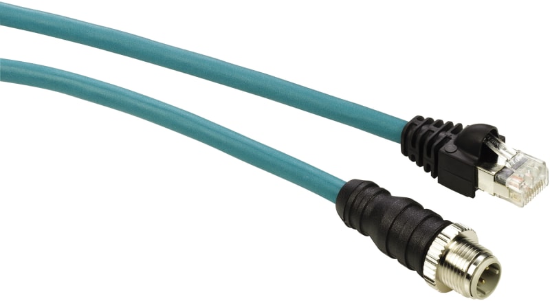 Schneider Electric Ethernet ConneXium cable - M12 connector - RJ45 connector - IP67 - 10 m TCSECL1M3M10S2