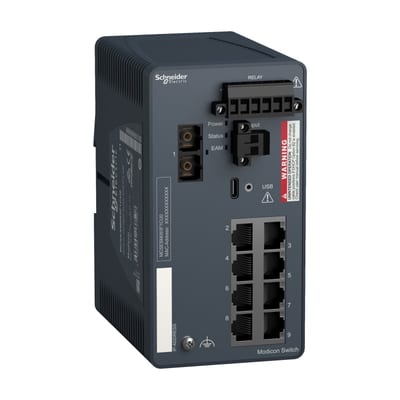 Eth Managed Switch 8TX/1FX-MM