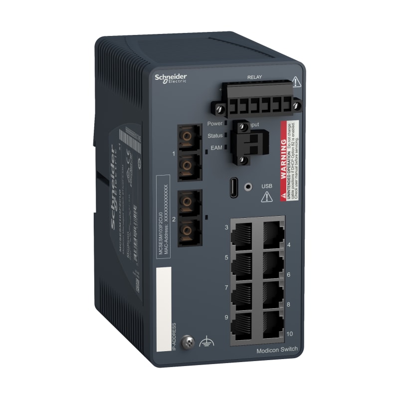 Eth Managed Switch 8TX/2FX-MM (MCSESM103F2CU0)