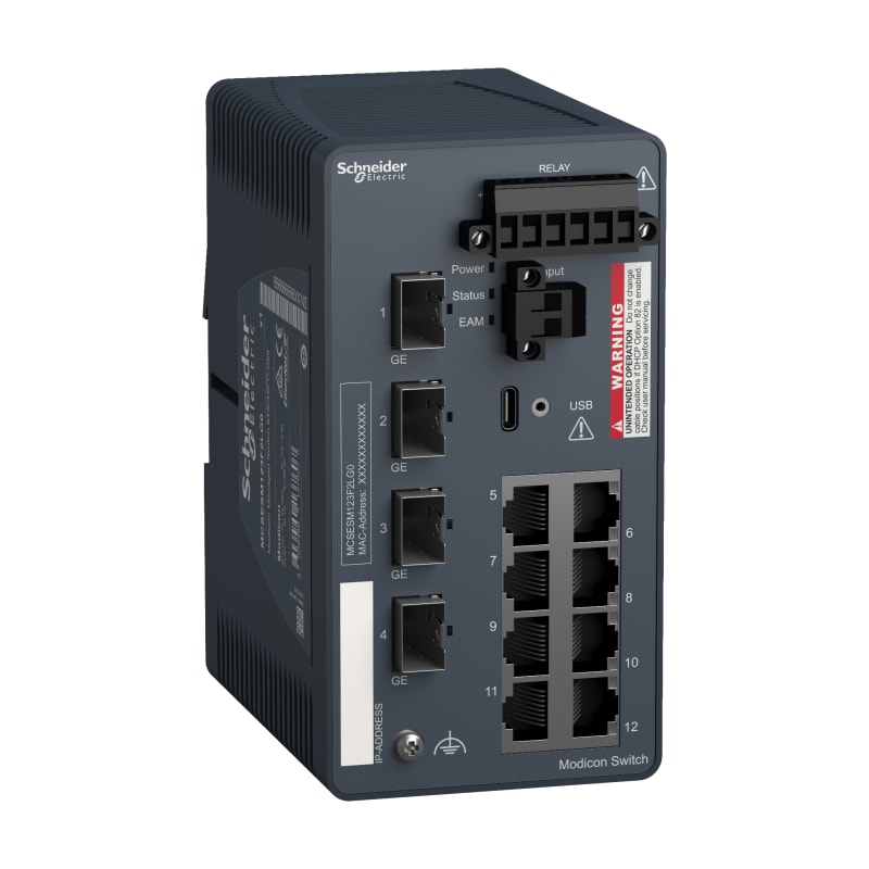 Eth Managed Switch 8TX/4SFP-GB (MCSESM123F2LG0)