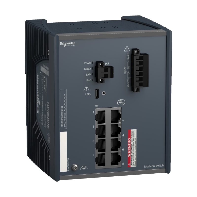 Eth PoE Managed Switch 8TX-T (MCSESP083F23G0T)
