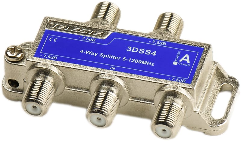 Teleste 4-Way Splitter 1.2 GHz Indoor (3DSS4)