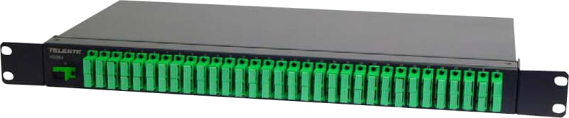 Teleste SM SC/APC 1×64 PLC optical splitter 19-inch 1U (240784)