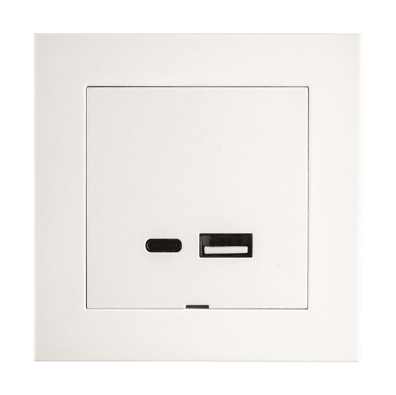 USB A+c Charger 3A IF White (6600229)