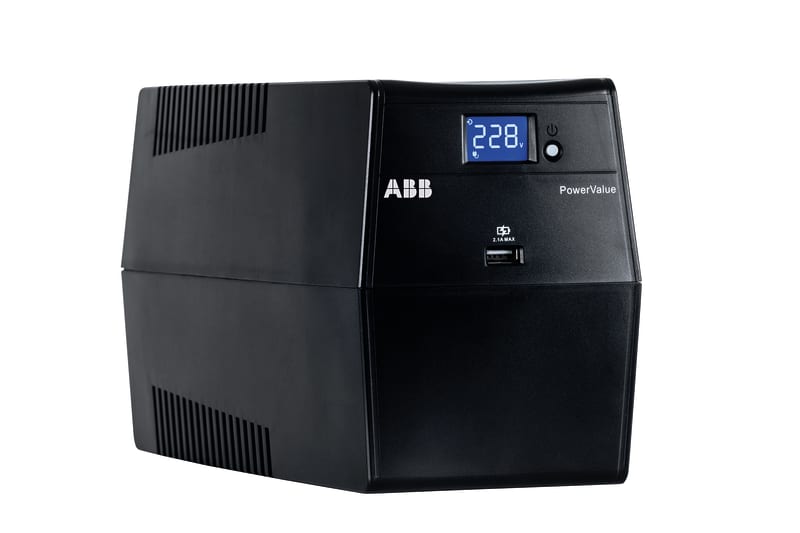 ABB VI UPS PowerValue 11LI Up 600VA/360W;230V;50/60Hz;simulated sinewave;2 min 4NWP100170R0001