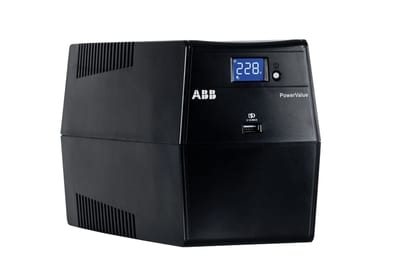 ABB VI UPS PowerValue 11LI Up 600VA/360W;230V;50/60Hz;simulated sinewave;2 min 4NWP100170R0001