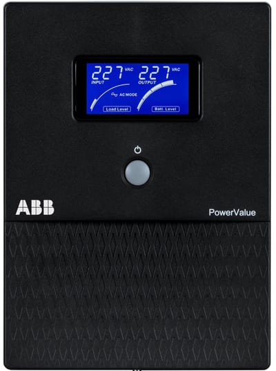 ABB VI UPS PowerValue 11LI Pro 1500VA/1050W;230V;50/60Hz;pure sinewave;5 min 4NWP100178R0001