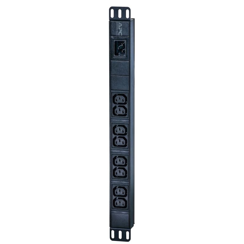 Schneider Electric APC Easy Rack PDU, Basic, 1U, 1 Phase, 3.7kW, 230V, 16A, 8 x C13 outlets, IEC60320 C20 inlet EPDU1016B
