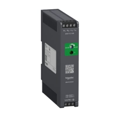 Schneider Electric Regulated Power Supply, 100-240V AC, 24V 3.1 A, single phase, Optimized ABLS1A24031