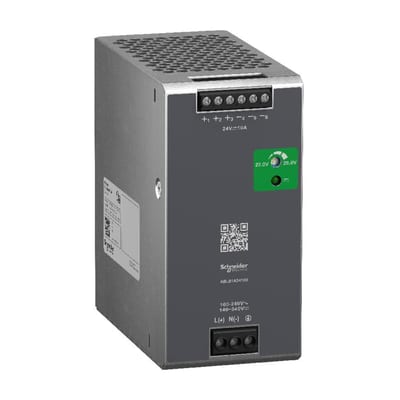 Schneider Electric Regulated Power Supply, 100-240V AC, 24V 10 A, single phase, Optimized ABLS1A24100