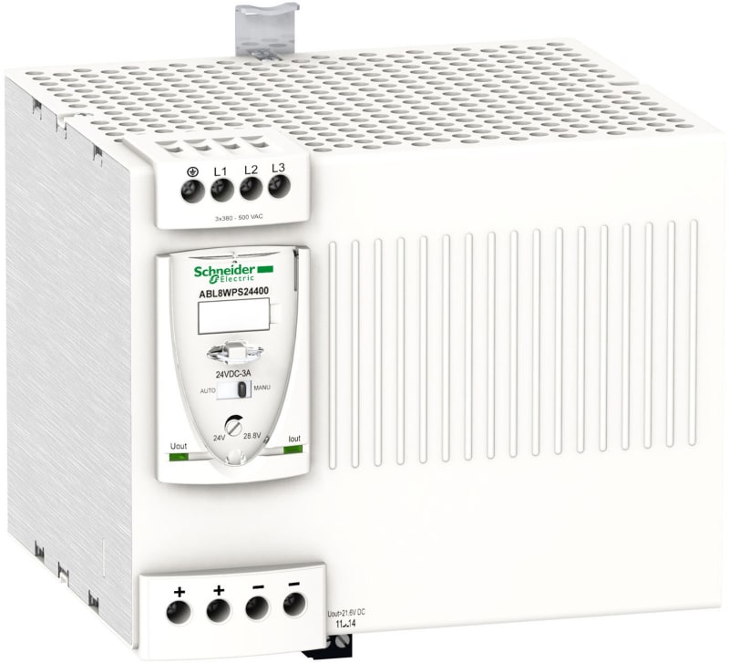 Schneider Electric regulated SMPS - 3-Phase - 380..500 V - 24 V - 40 A ABL8WPS24400