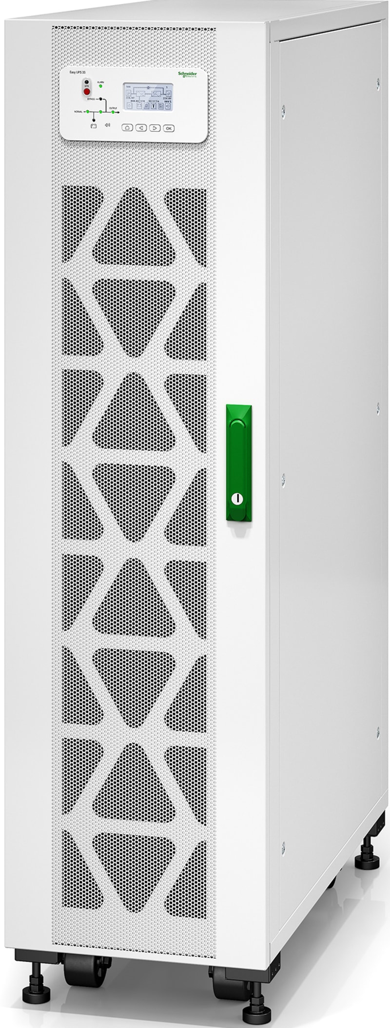 Schneider Electric Easy UPS 3S 15 kVA 400V 3:3 UPS, 1 internal 7AH modular battery string, expandable to 3 E3SUPS15KHB1