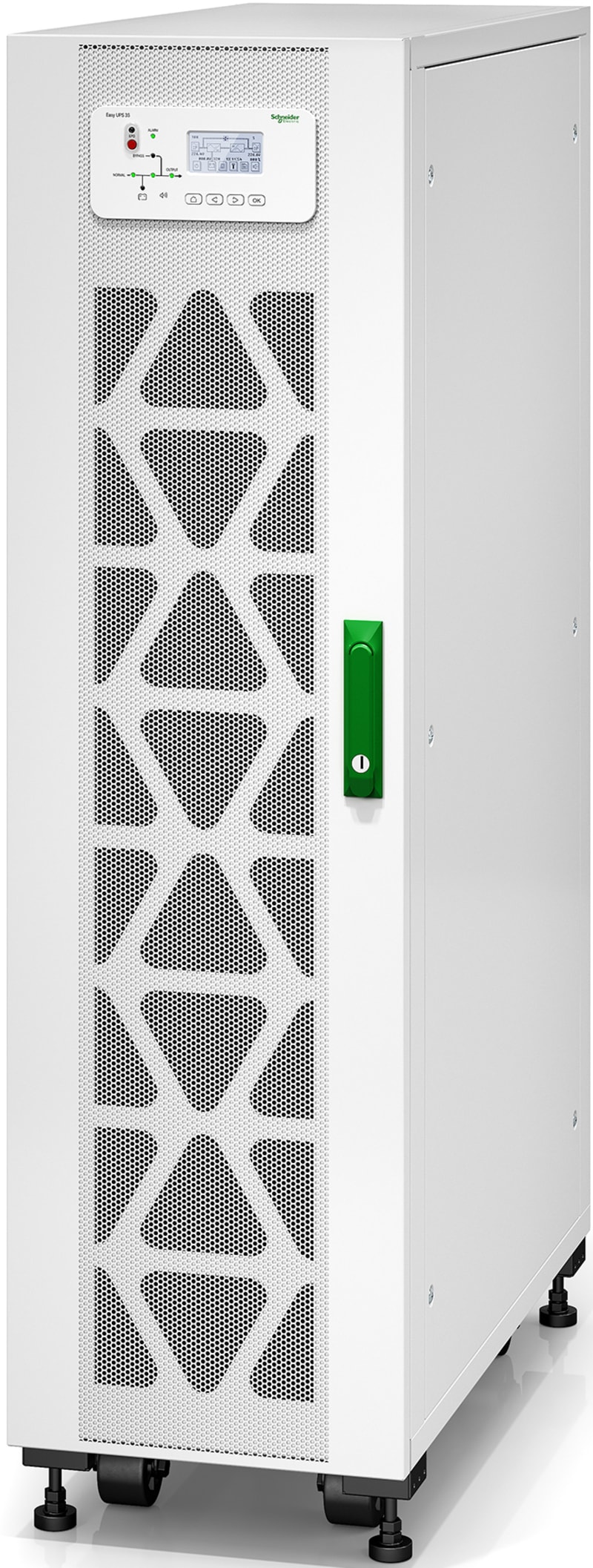 Schneider Electric Easy UPS 3S 20KVA 400V 3:3 UPS, 2 internal 7AH modular battery strings, expandable to 3 E3SUPS20KHB1