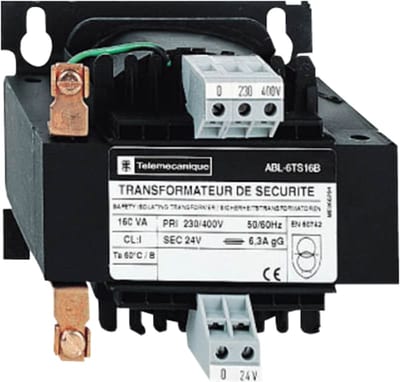 Schneider Electric voltage transformer - 230..400 V - 1 x 24 V - 100 VA ABL6TS10B