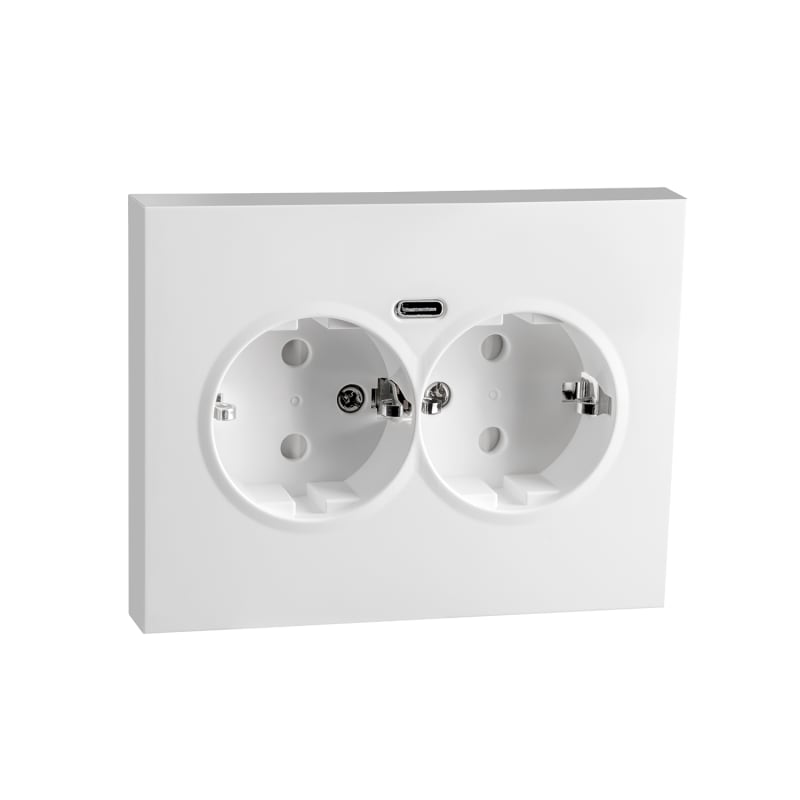 Socket IF Double M USB-C 1,5 BOX White (6603305)