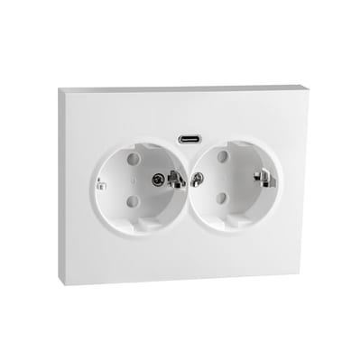 Socket IF Double M USB-C 1,5 BOX White