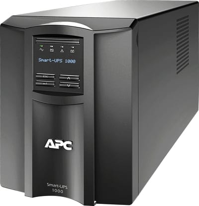 Schneider Electric APC Smart-UPS, Line Interactive, 1000VA, Tower, 230V, 8X IEC C13 outlets, SmartConnect Port+SmartSlot, AVR, LCD SMT1000IC
