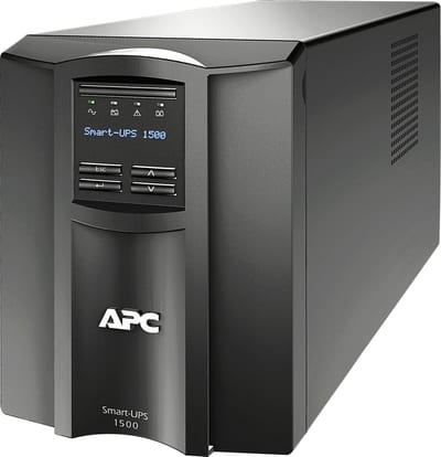 Schneider Electric APC Smart-UPS, Line Interactive, 1500VA, Tower, 230V, 8X IEC C13 outlets, SmartConnect Port+SmartSlot, AVR, LCD SMT1500IC