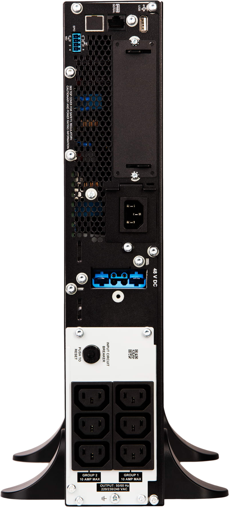 Schneider Electric APC Smart-UPS On-Line, 1000VA/1000W, Tower, 230V, 6X C13 IEC outlets, SmartSlot, Extended runtime, W/O rail kit SRT1000XLI