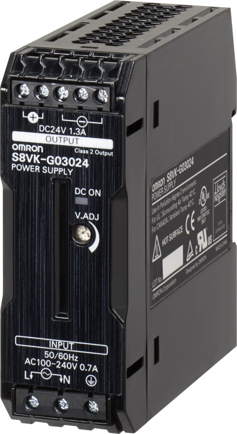S8VK-G CURRENTF. 30W,24VDC,1.3A (S8VK-G03024)