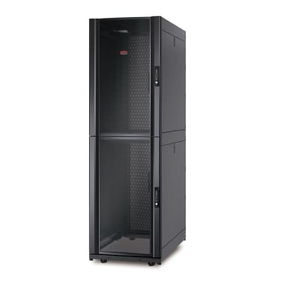 Schneider Electric APC NetShelter SX, Server Rack Enclosure, Colocation, 42U, Black, 1991H x 600W x 1070D mm AR3200