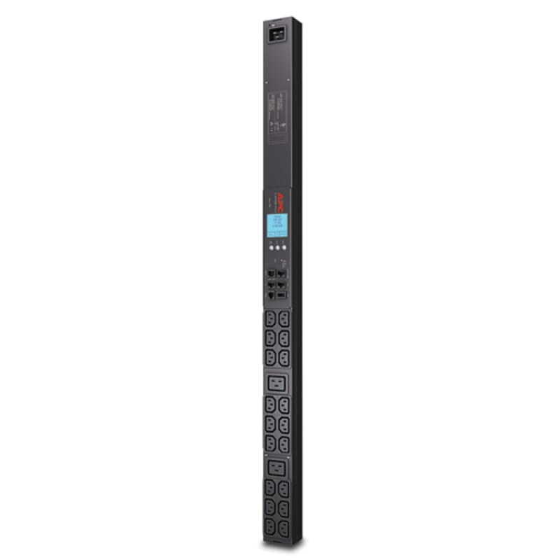Schneider Electric APC NetShelter Metered Rack PDU, 2G, 0U, 20A, 208V, 18 C13 and 2 C19 outlets, L6-20 inlet AP8858NA3