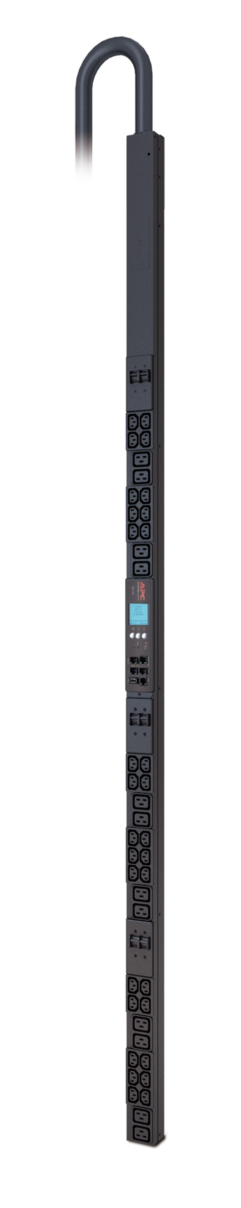 Schneider Electric Rack PDU 2G, Metered, ZeroU, 17.3kW, 240V, (30) C13 & (12) C19 AP8887