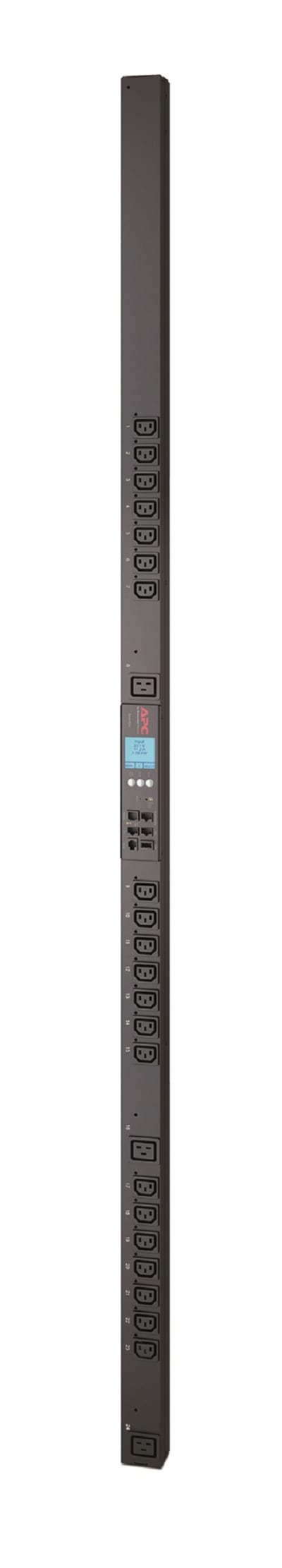Schneider Electric Rack PDU 2G, Metered by Outlet with Switching, ZeroU, 16A, 230V, (21) C13 & (3) C19 AP8659EU3